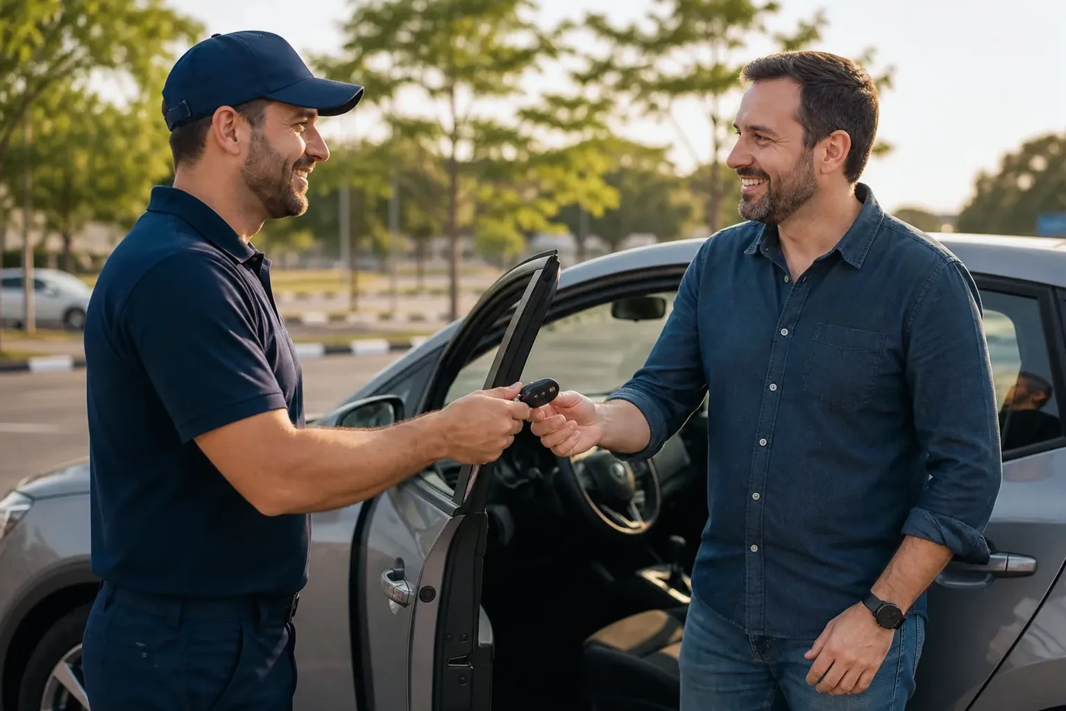 Chaveiro abrindo um carro com ferramentas apropriadas em Coronel Fabriciano.